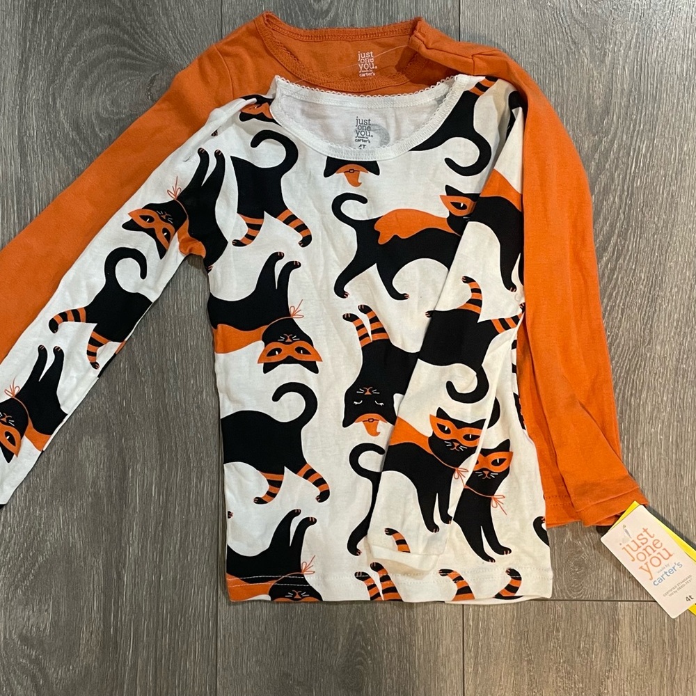 4T NWT Halloween Girls’ Long Sleeve Tees